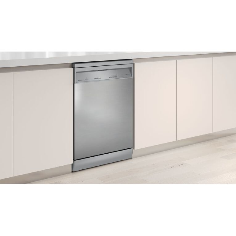 Panasonic 60cm 15 Place Setting Freestanding Dishwasher - Stainless Steel, , hi-res