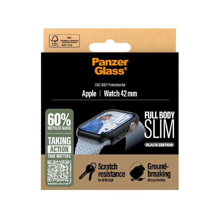 PanzerGlass Snappie SP- Apple Watch Series 10 (42mm) - Black, , hi-res