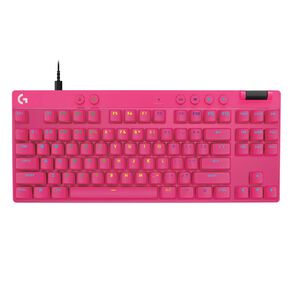 Logitech G PRO X TKL RAPID Analog Gaming Keyboard - Magenta