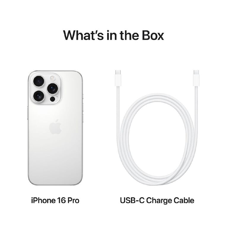Apple iPhone 16 Pro 1TB White Titanium, , hi-res