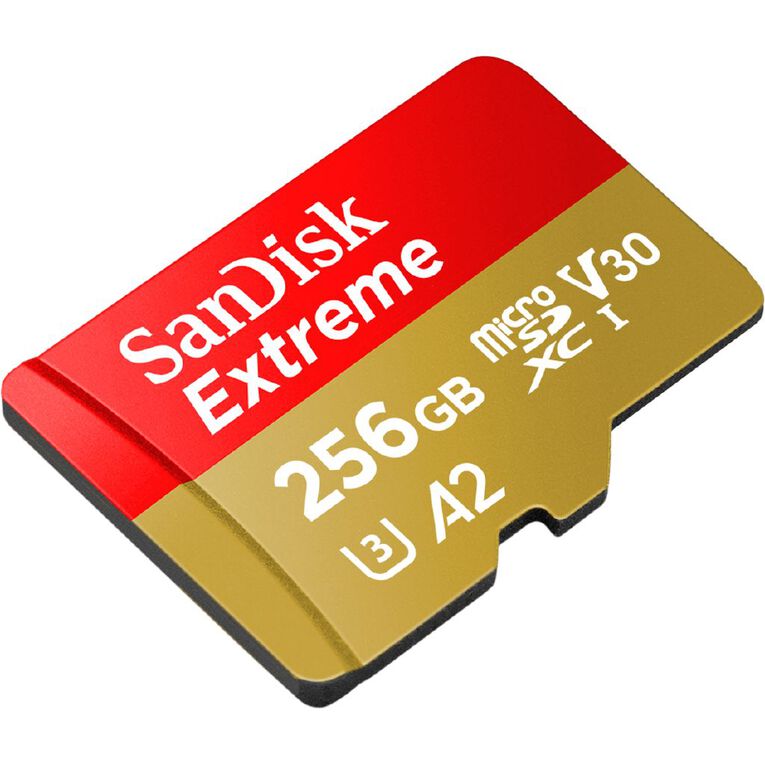 Sandisk Extreme 256GB MicroSD Card, , hi-res
