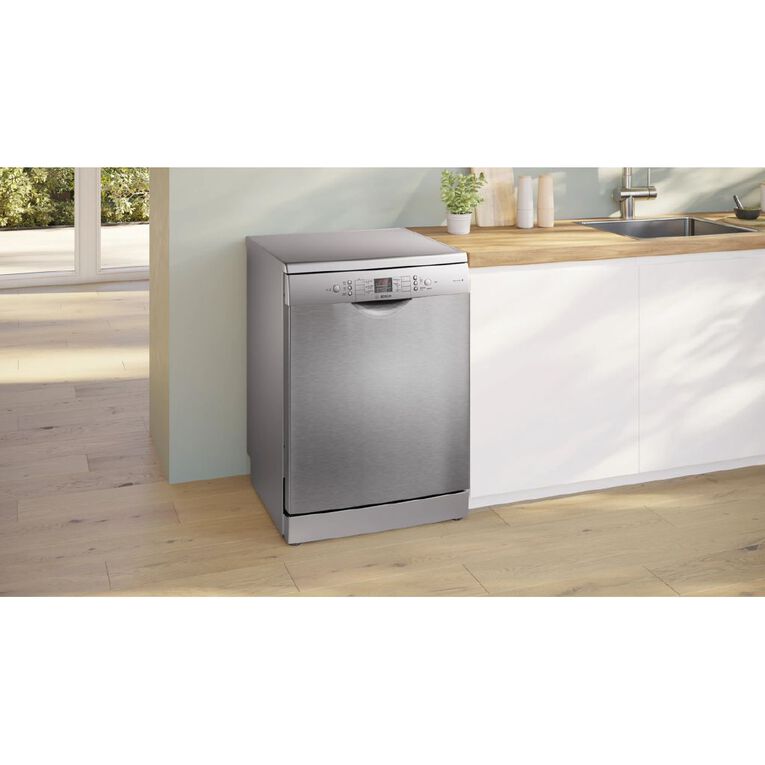 Bosch 60cm Series 2 Freestanding Dishwasher - Brushed Steel, , hi-res