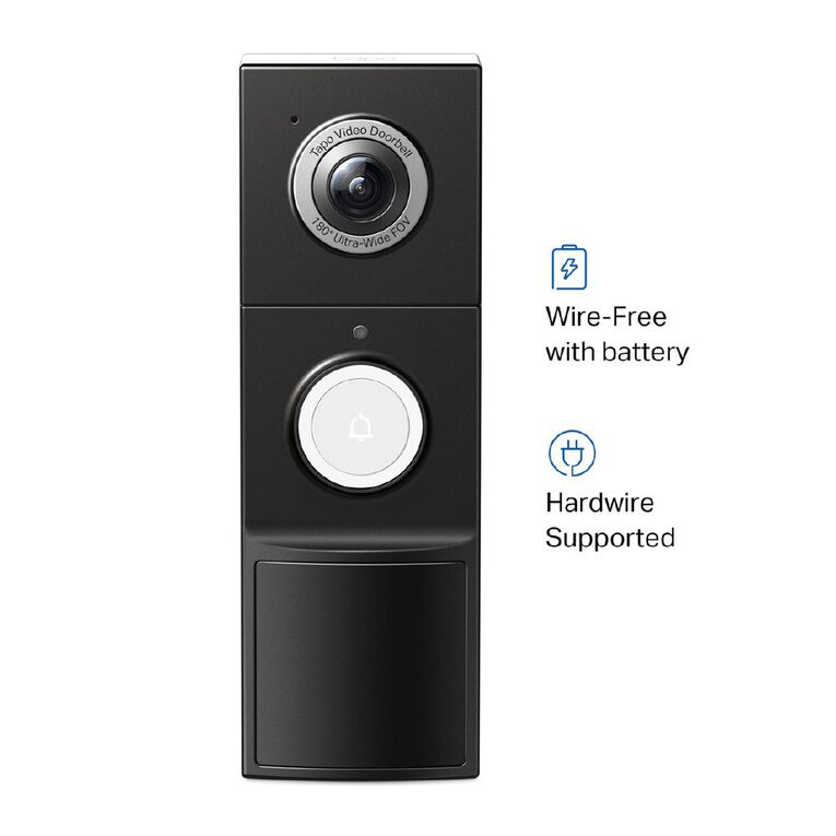 TP-Link Tapo D235 Video Doorbell Camera, , hi-res