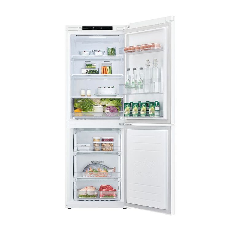 LG 306 Litre White Bottom Mount Fridge Freezer Noel Leeming