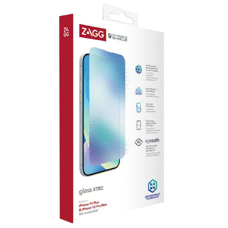 Zagg InvisibleShield Glass Screen Protector XTR Apple iPhone 14 Plus/13 Pro Max Noel Leeming