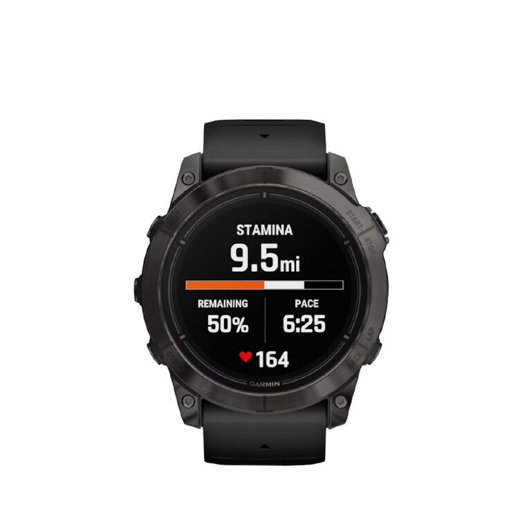 Garmin epix Pro (Gen 2) - Sapphire Edition, 51 mm, Carbon Gray DLC Titanium with Black Band, , hi-res