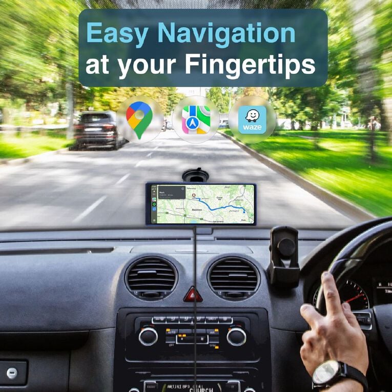 Laser Wireless CarPlay & Android Auto 10in Screen, , hi-res