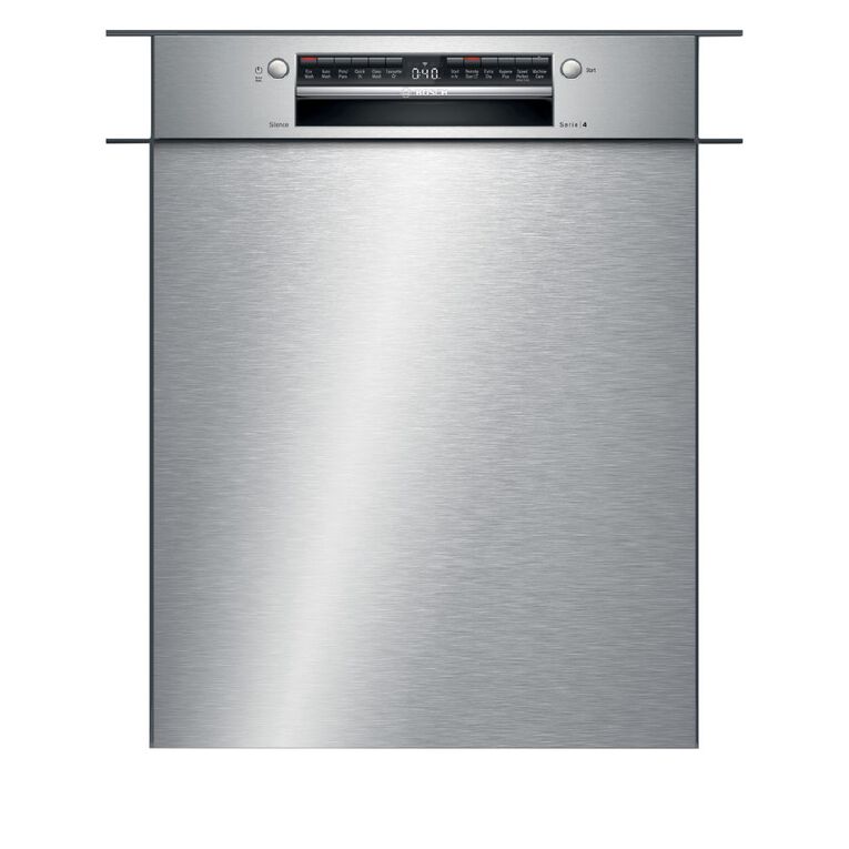 Bosch 60cm Series 4 Built Under Dishwasher - Brushed Steel, , hi-res