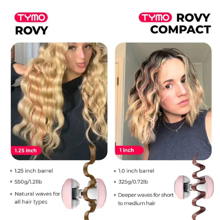 TYMO Rovy Compact Deep Wave Hair Waver, , hi-res