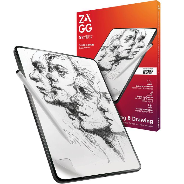 Zagg InvisibleShield Fusion Canvas Screen Protector for iPad Pro 11" OLED (M4 & M5), , hi-res