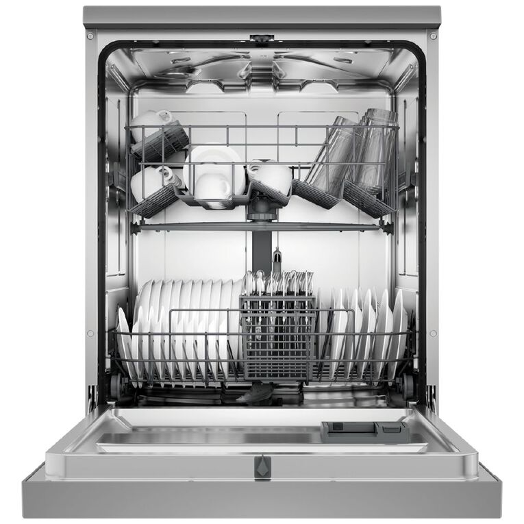 Haier 60cm 300 Series Freestanding Dishwasher - Stainless Steel, , hi-res