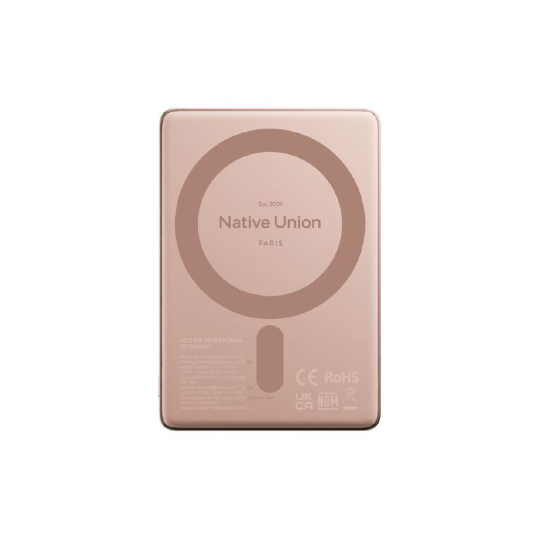 Native Union Active Magnetic Power Bank 5K - Apricot, , hi-res