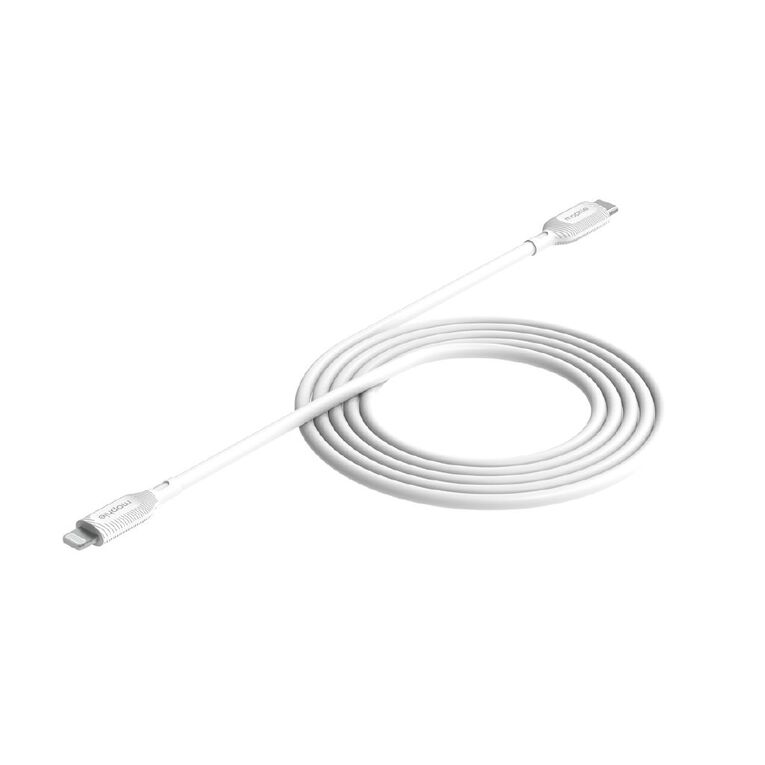 Mophie Essential USB-C to Lightning TPE Cable 2m - White, , hi-res