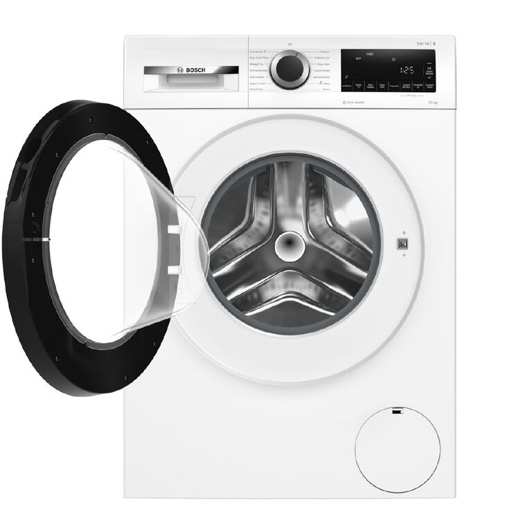 Bosch 10kg Series 6 Front Load Washing Machine - White, , hi-res
