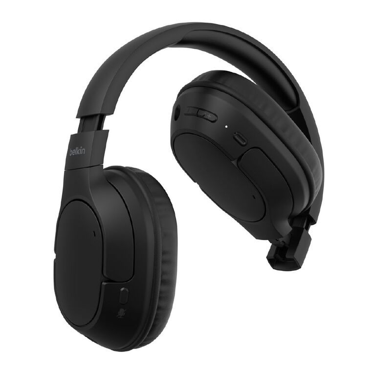 Belkin SoundForm Surround Wireless Over-Ear Headphones - Black, , hi-res