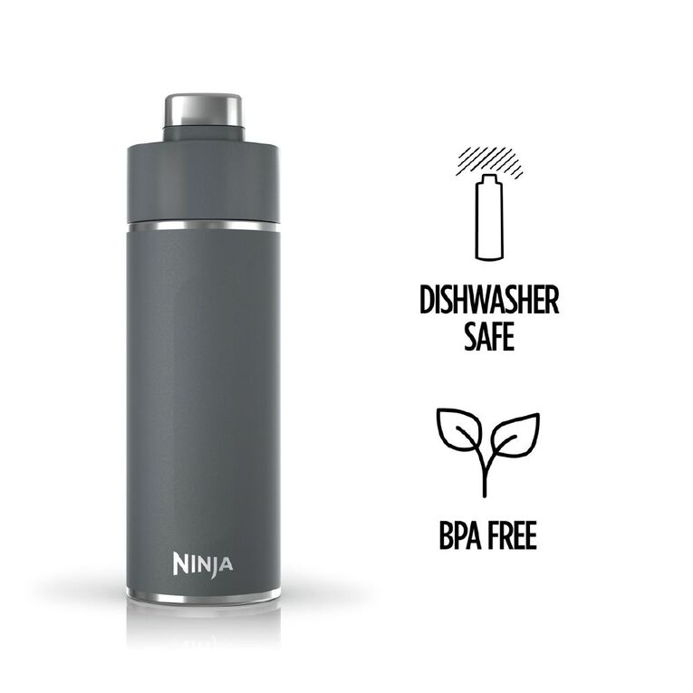 Ninja Thirsti 700ml Travel Bottle - Charcoal Gray, , hi-res