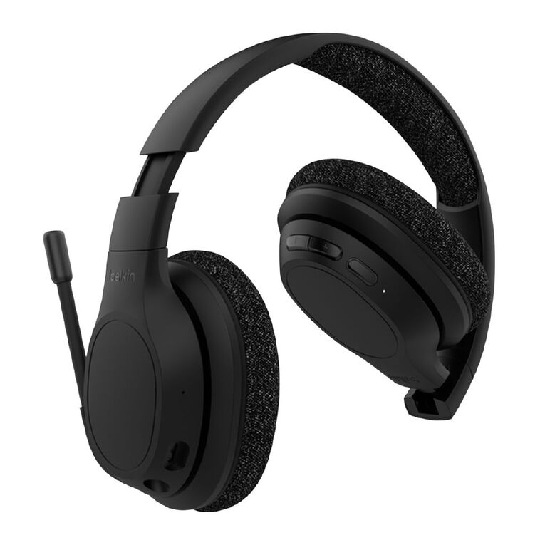 Belkin SoundForm Adapt Wireless Over-Ear Headset - Black, , hi-res
