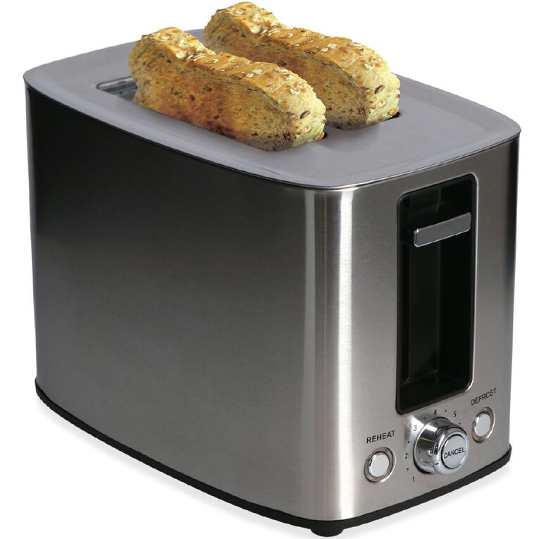 Sheffield 2 Slice Stainless Steel Toaster, , hi-res
