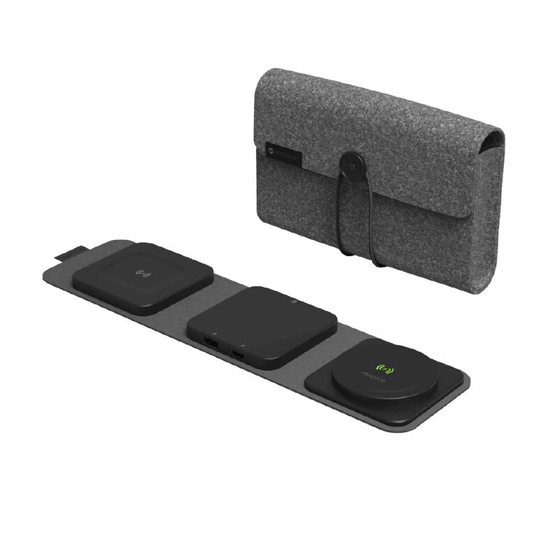 Mophie Universal Snap+ Wireless Multi Device Travel Charger - Black, , hi-res