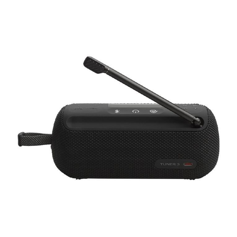 JBL Tuner 3 Portable FM Radio with Bluetooth - Black, , hi-res