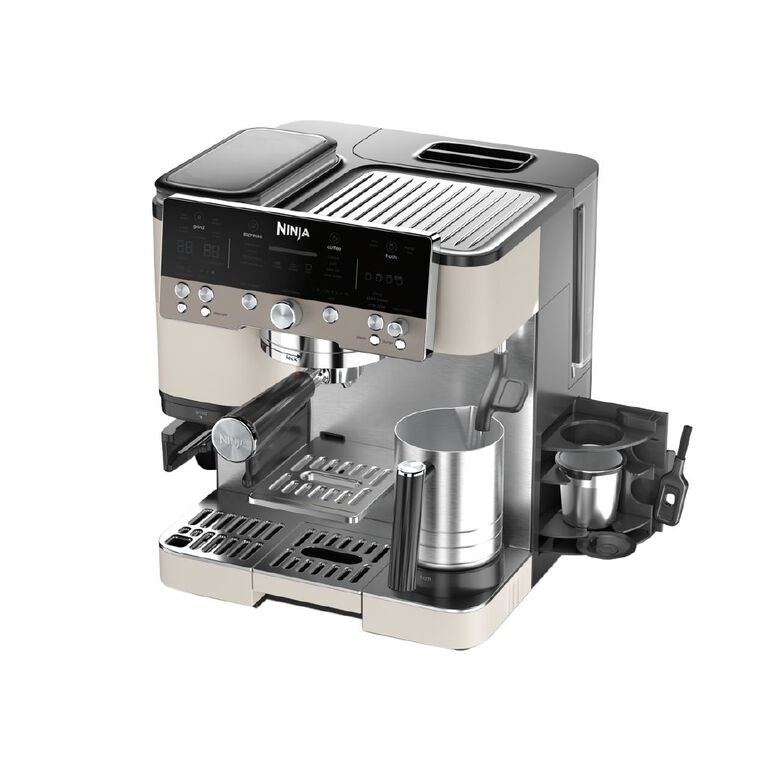 Ninja Luxe Cafe Manual Espresso Machine - Oat Milk, , hi-res