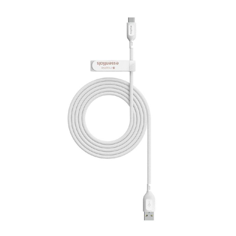 Mophie USB-C to USB-A 2m Cable White, , hi-res