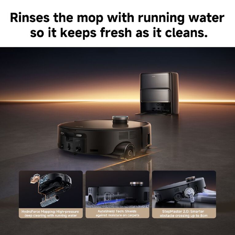 Mova Z60 Ultra Roller Robot Vacuum & Mop with AI Obstacle Avoidance & Self-Emptying Base Station, , hi-res