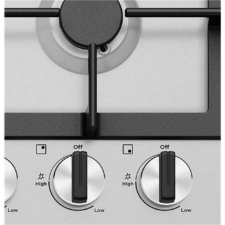 Westinghouse 60cm 4 Burner Gas Cooktop - Stainless Steel, , hi-res