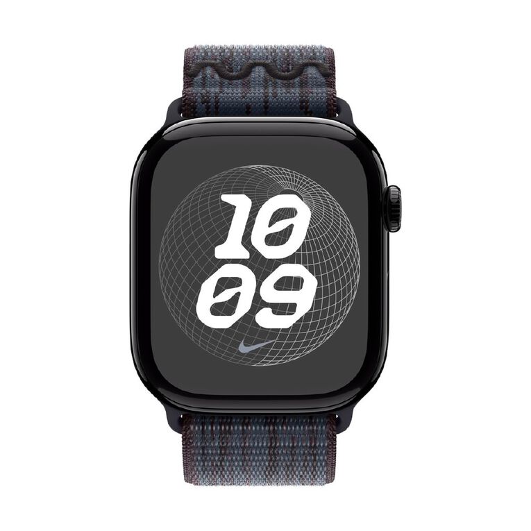 Black Sport Loop Apple Watch Apple 46mm Black/Blue Nike Sport Loop