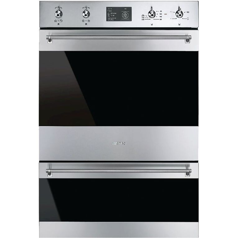 Smeg 60cm Pyrolytic Duo Wall Oven Noel Leeming