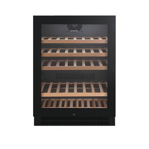Vintec 50 Bottle Single-Zone Wine Cabinet - Black Glass