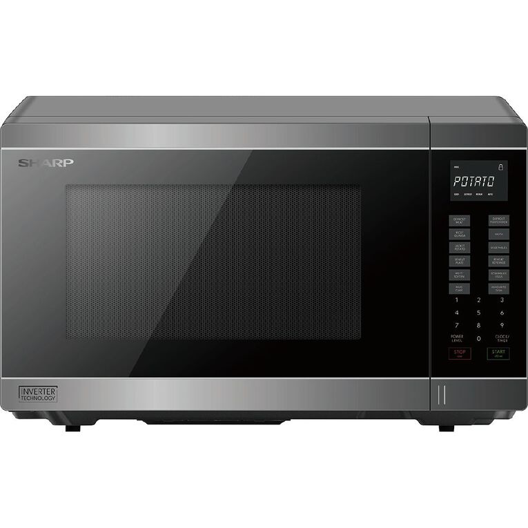 Sharp 34L Inverter Microwave - Silver, , hi-res