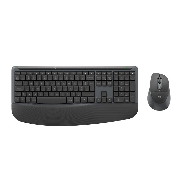 Logitech MK880 Signature Comfort Plus Wireless Keyboard and Mouse Combo - Graphite, , hi-res