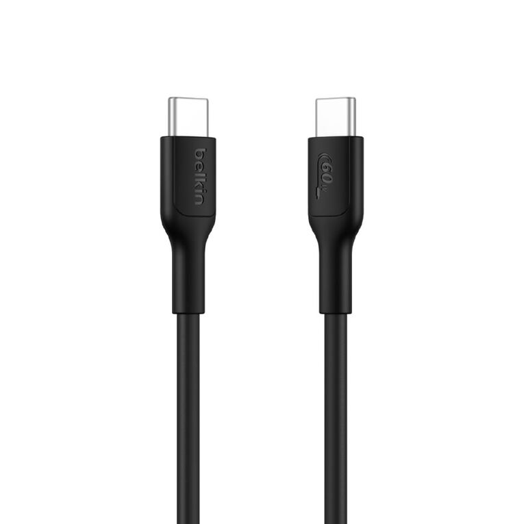 Belkin BoostCharge USB-C to USB-C PCR Cable 60W, 2m - Black, , hi-res