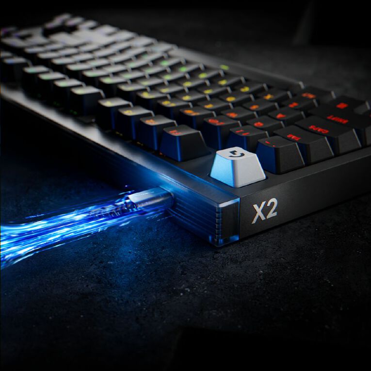 Logitech PRO X2 RAPID 8K Wired TKL Analog Gaming Keyboard - Black, , hi-res