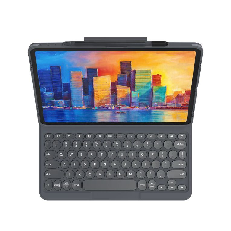 Zagg Pro Keys Keyboard for Apple iPad Air 11" (M2/M3, 2024-2025) & iPad Pro 11" (1/2/3/4th Gen) - Black/Grey, , hi-res