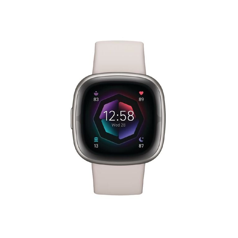 Fitbit Sense 2 Lunar White/Platinum, , hi-res