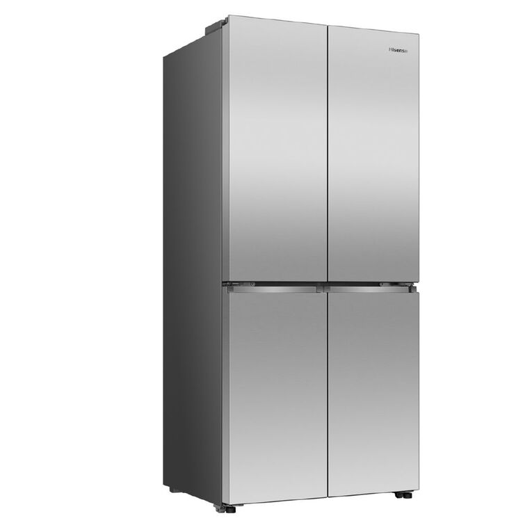 Hisense PureFlat Slim Quad Door 483L True Steel, , hi-res