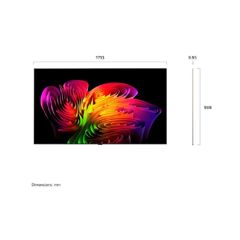 LG 77 Inch W6 Evo AI 4K OLED Smart TV 2026, , hi-res