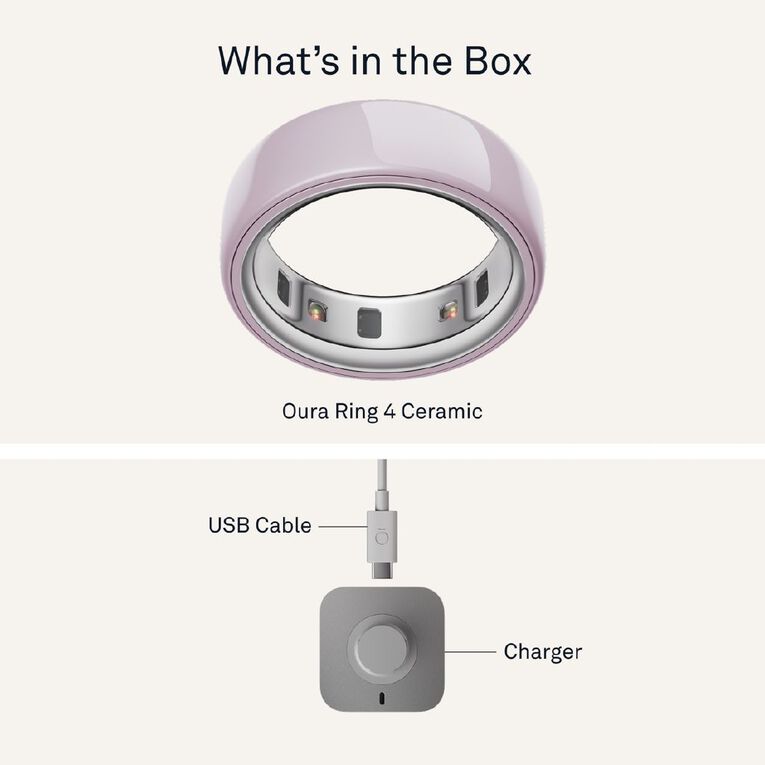 Oura Ring 4 Ceramic Petal - Size 12, , hi-res
