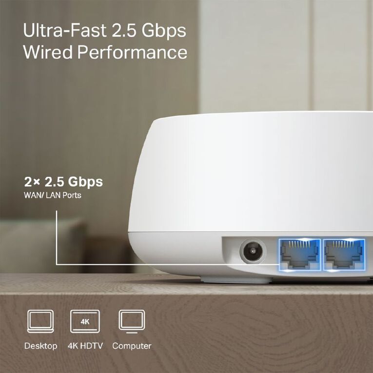 TP-Link Deco BE25 | BE5000 Whole Home Mesh Wi-Fi 7 System - 3 Pack, , hi-res