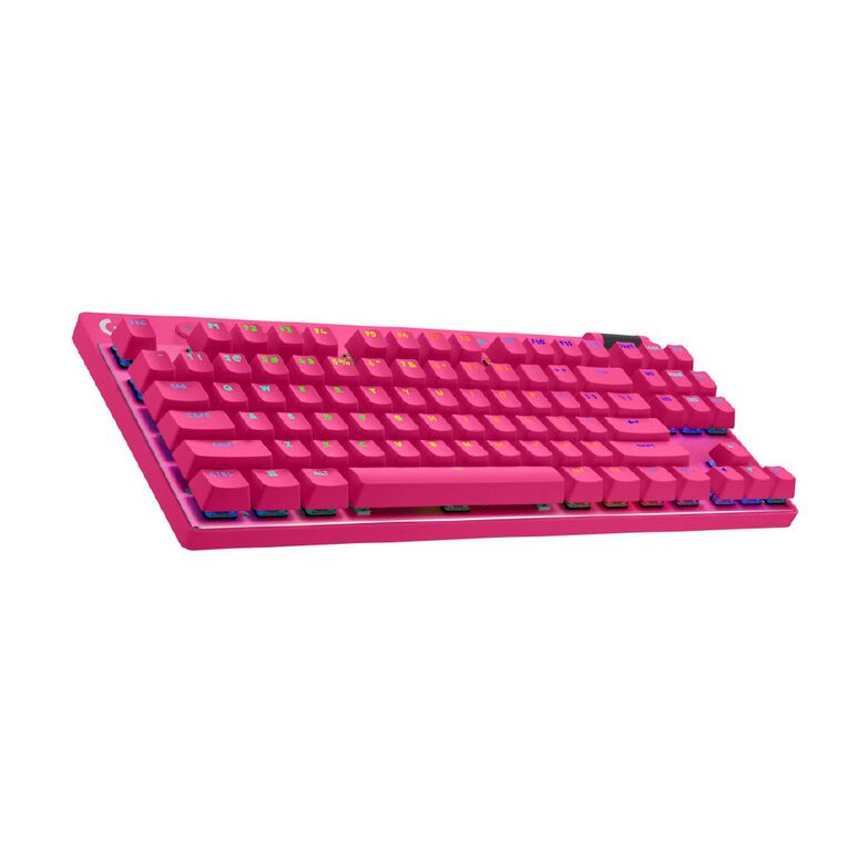 Logitech G PRO X TKL LIGHTSPEED Wireless Gaming Keyboard - Magenta, , hi-res