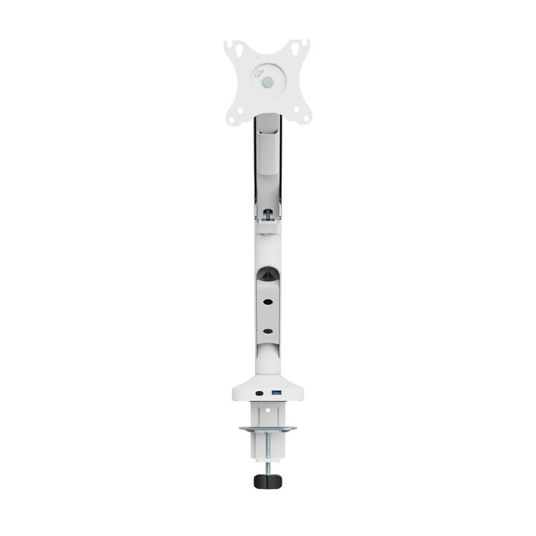 Bracom Flexprecision Gas Spring Monitor Arm With USB Ports White, , hi-res