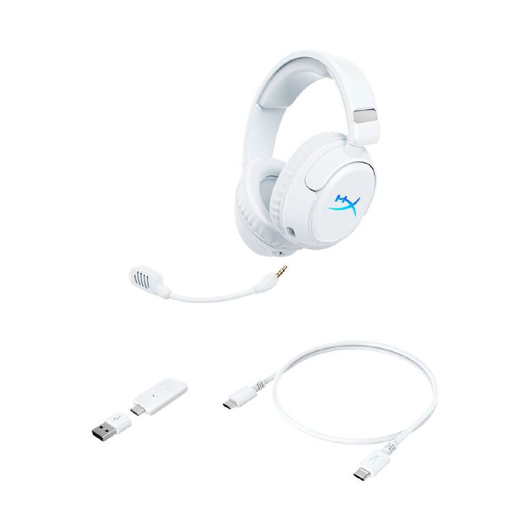 HyperX Cloud Flight 2 Wireless Gaming Headset - White, , hi-res