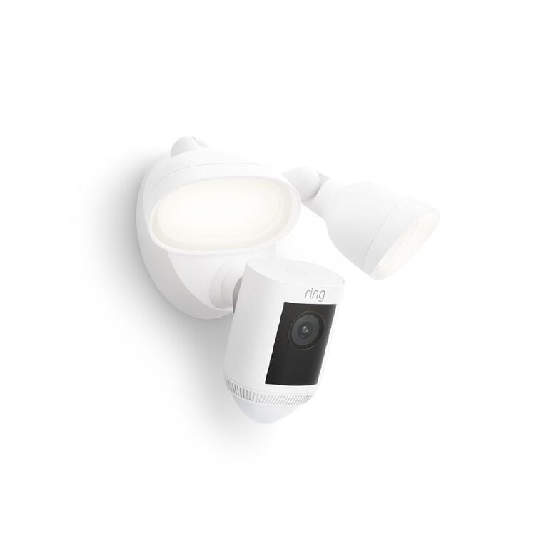 Ring Floodlight Cam Pro 2K Wired - White, , hi-res