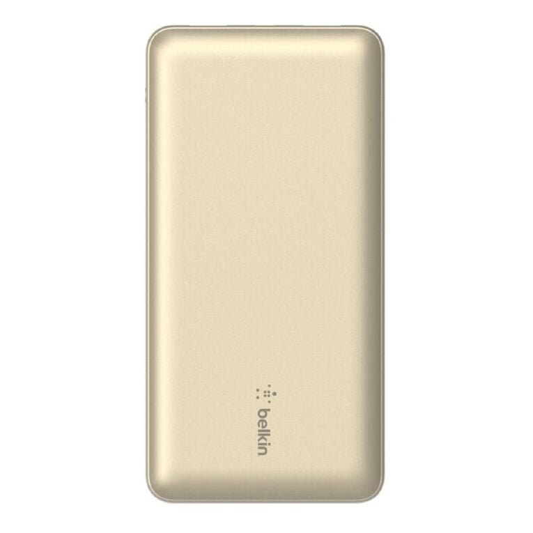 Belkin 20K USB-A and USB-C 15W Power Bank - Gold, , hi-res