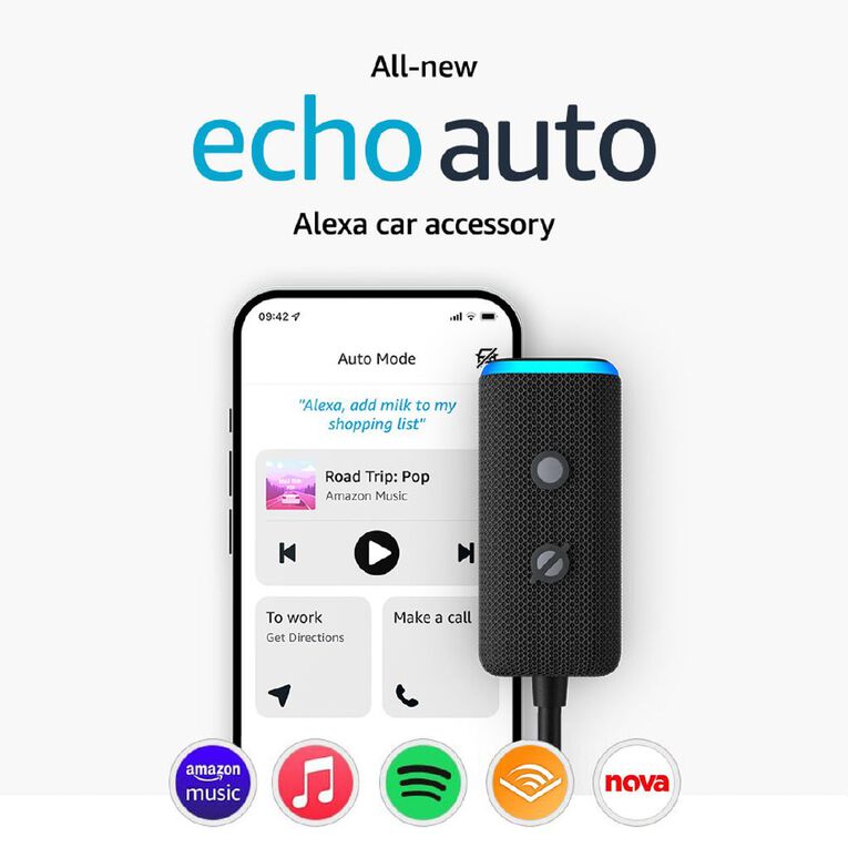 Amazon Echo Auto (2nd Gen), , hi-res
