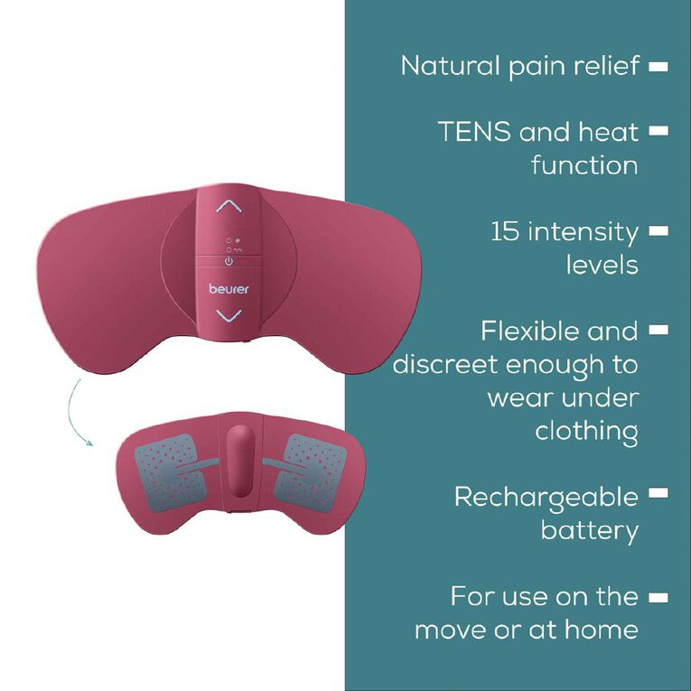 Beurer EM50 Menstrual Relax TENS & Heat Pad, , hi-res