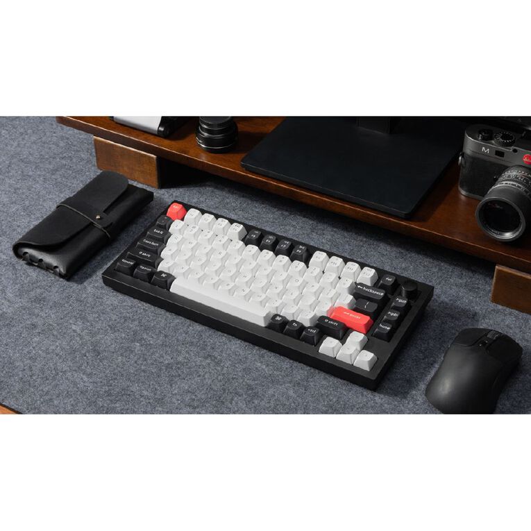 Keychron Q1 HE QMK Wireless Custom Keyboard, Fully Assembled Knob, Gateron Double-Rail Magnetic Nebula Switch - Carbon Black, , hi-res
