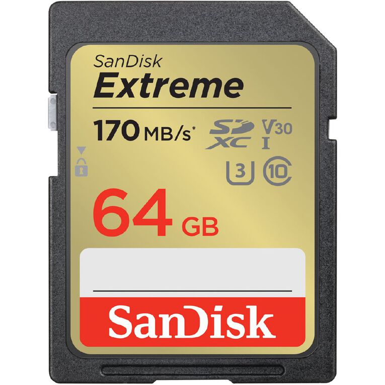 Sandisk Extreme 64GB SD Card, , hi-res
